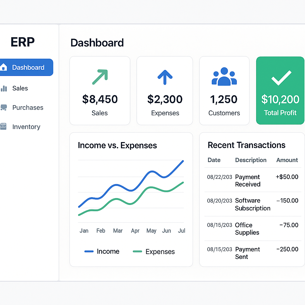 Sistem ERP Sederhana untuk UKM